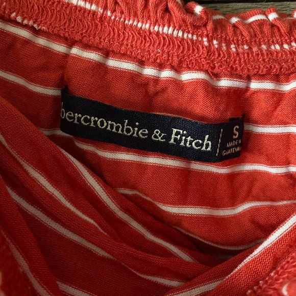 Abercrombie & Fitch Red and White Stripe Tube Top Size S - Picture 3 of 6